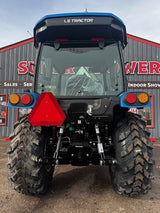LS MT242 Tractor with cab rear view