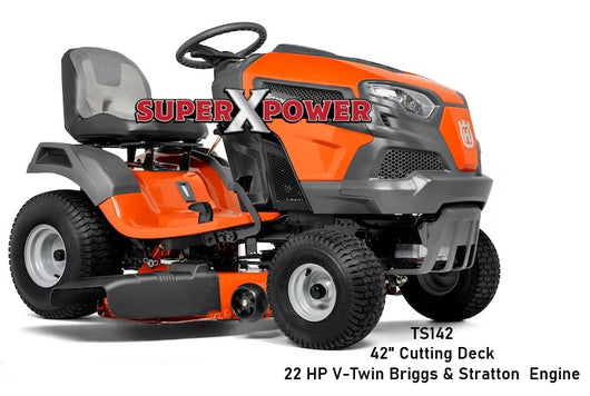 TS142 Husqvarna lawn mower for sale at Super X Power in Milaca Minnesota, MN.