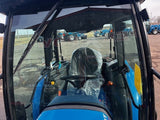 Inside view of the cab on an LS MT226 Tractor
