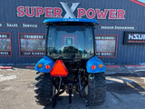 rear view picture of an LS MT240HEC compact tractor