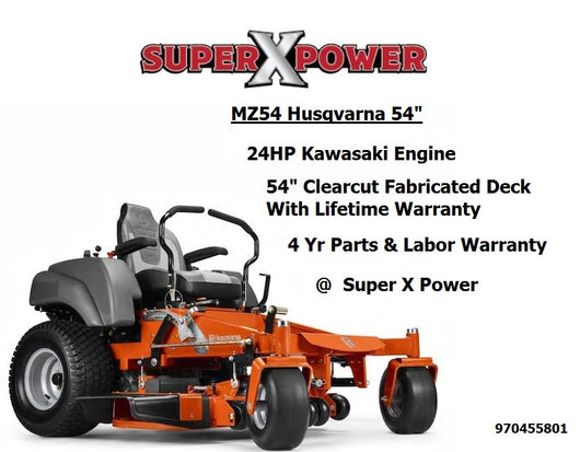 Husqvarna MZ54 Zero Turn Lawn Mower  970455801