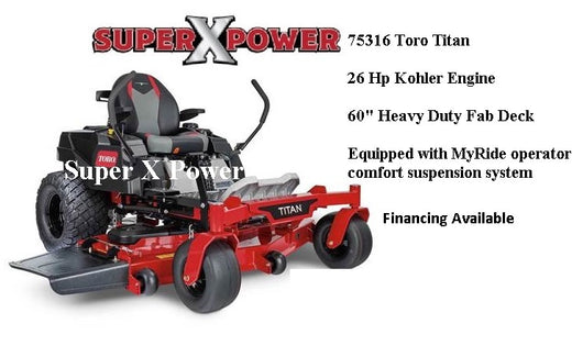 toro 75316 titan zero turn