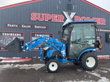 mt225s ls tractor picture with cab installed at a mn ls tractor dealer